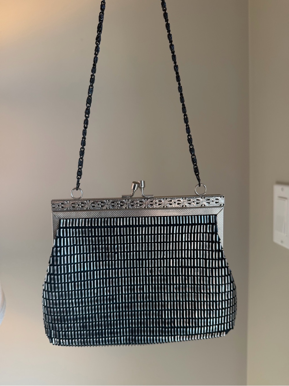 Vintage Beaded Purse made in Hong Kong